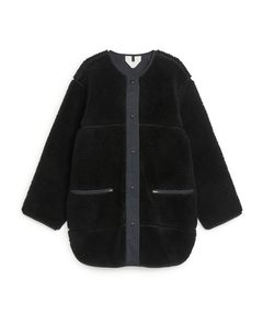 Soft Pile Jacket Black