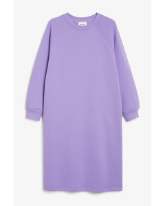 Midi Sweater Dress Purple