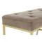 Bench Cameron 125 taupe / gold