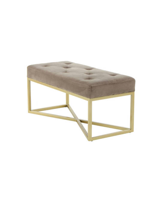 360Living Bench Cameron 125 Taupe / Gold