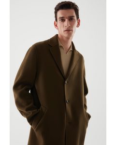 Tailored Wool Coat Dusty Brown
