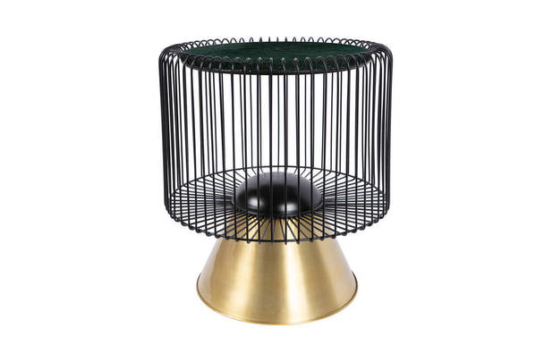 360Living SideTable Malibu 125 green / black / gold