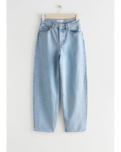 Major Cut Jeans in verkürzter Länge Hellblau