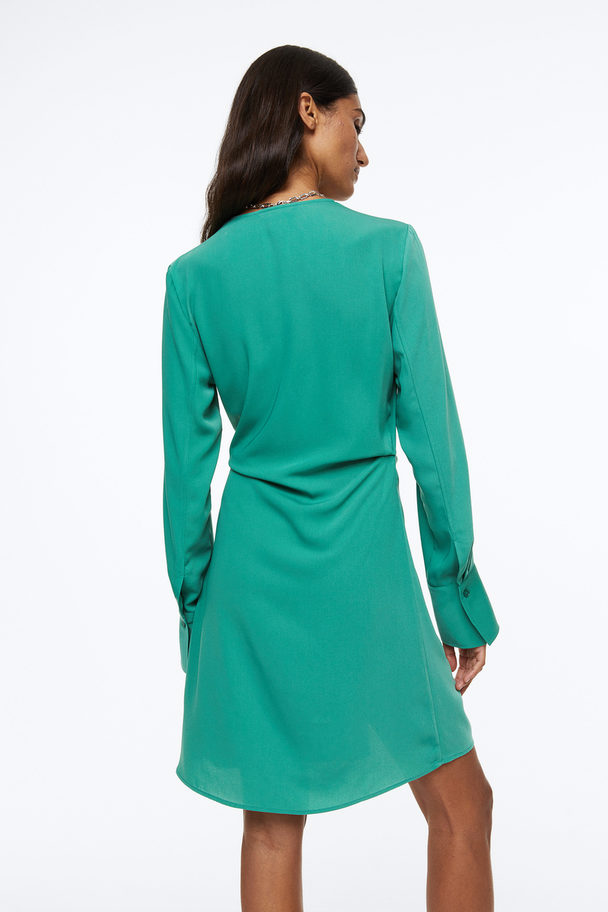 H&M Wrap Dress Green