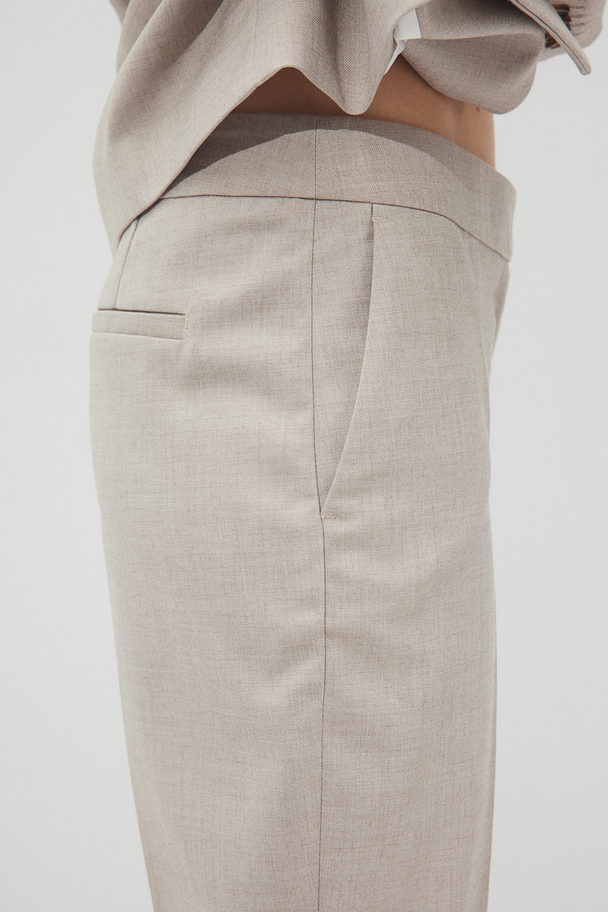 H&M Broek – Slim Fit Beige