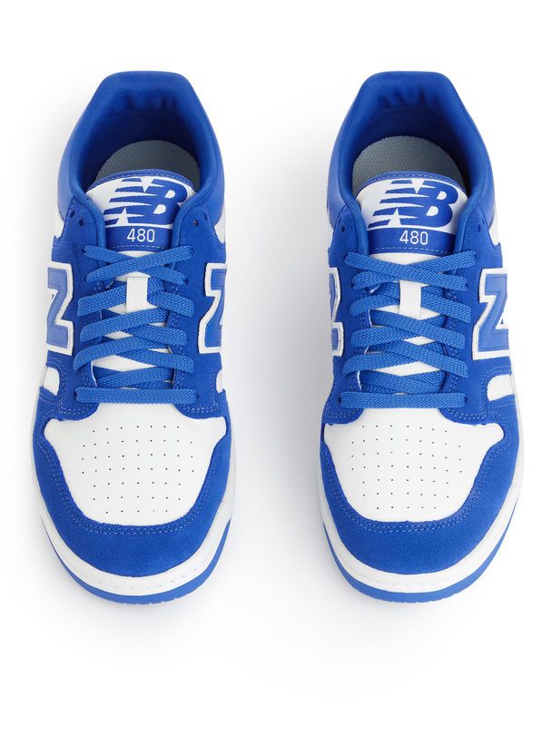 New Balance New Balance Bb480 Trainers White/blue