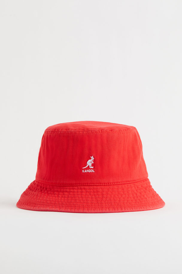 Kangol Kg Washed Bucket Hat Cherry Glow