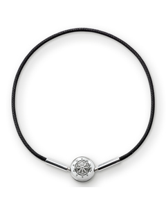 Bracelet For Beads Black 925 Sterling Silver
