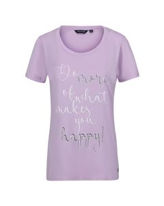 Regatta Womens/ladies Filandra Vii Text T-shirt
