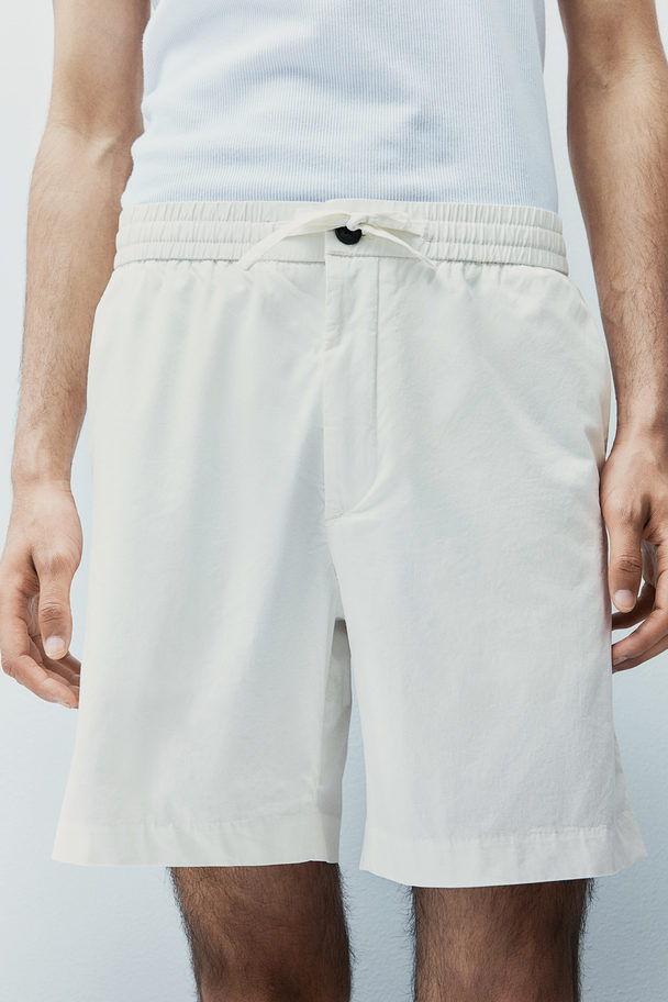 H&M Regular Fit Shorts White