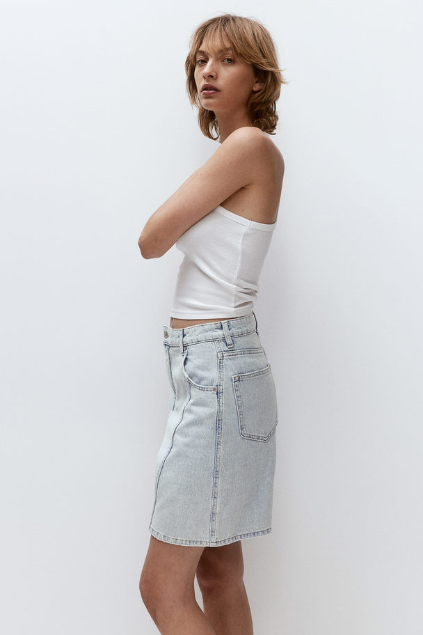 H&M Blasses Denimblau