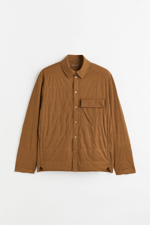 H&M Outdoor-overshirt Regular Fit Lysebrun