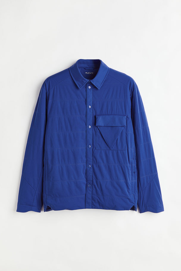 H&M Outdoor Overshirt Bright Blue