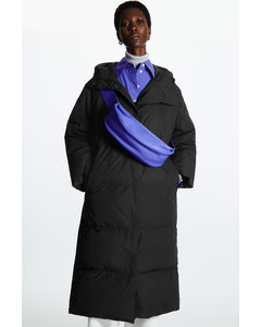 Recycled-down Heavyweight Puffer Coat Black