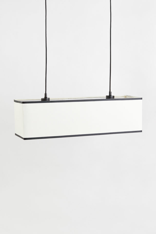 H&M HOME Metalen/stoffen Hanglamp Wit