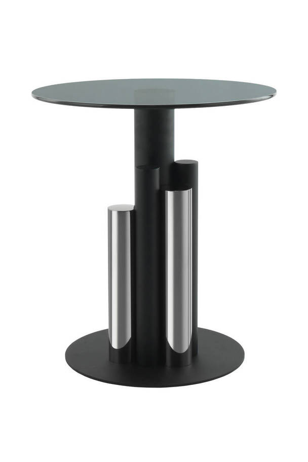 360Living SideTable Ontario 225 silver / grey