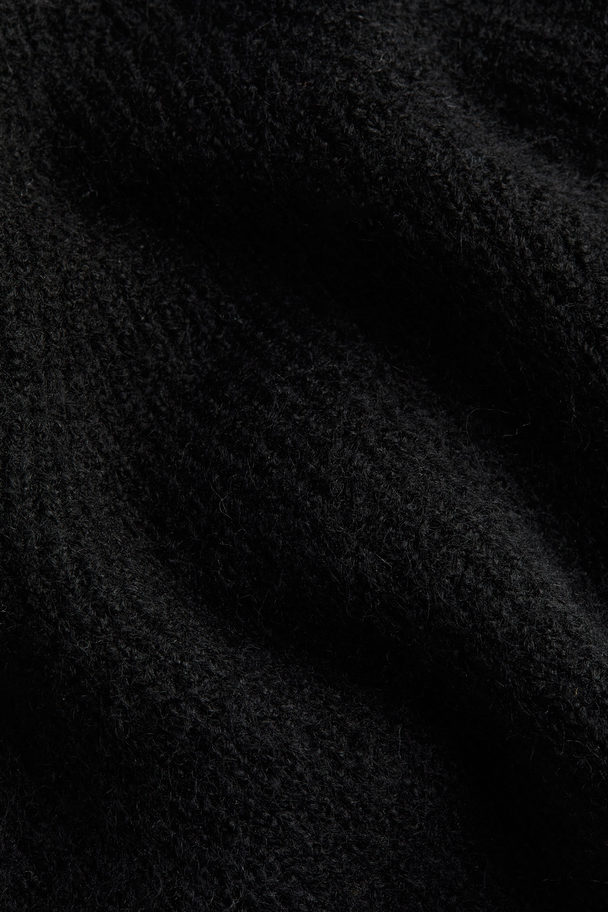 H&M Rib-knit Jumper Black