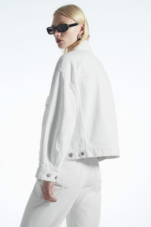 COS Oversized Denim Jacket White