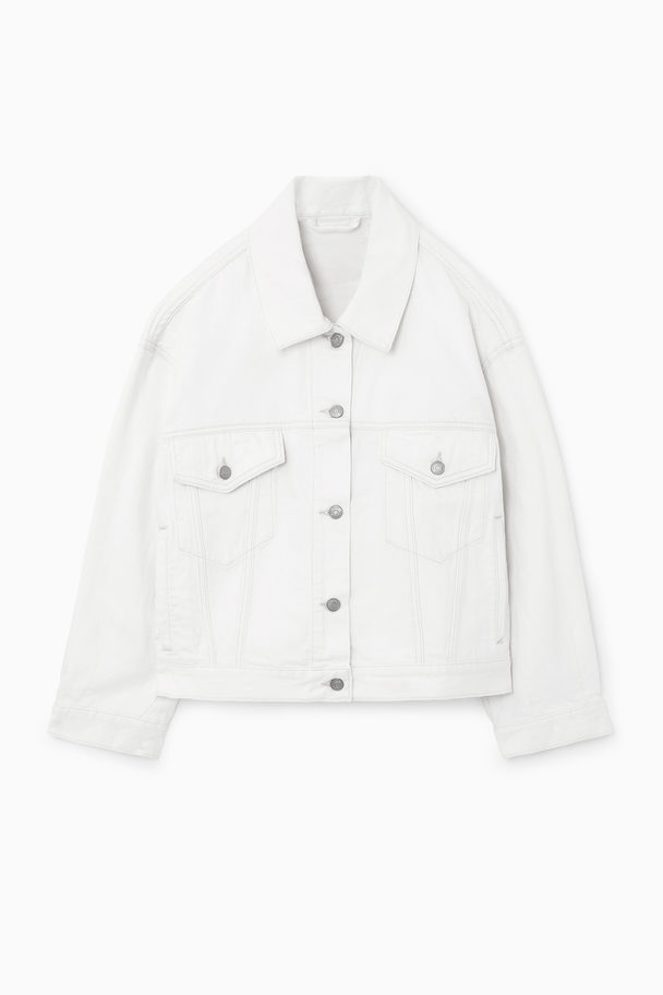 COS Oversized Denim Jacket White