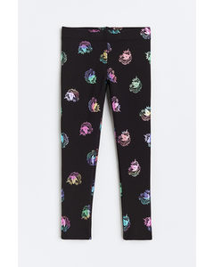 Legging Zwart/eenhoorns