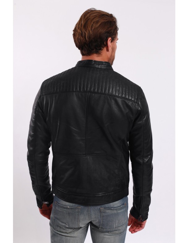 Le Temps des Cerises Leather Jacket Liova