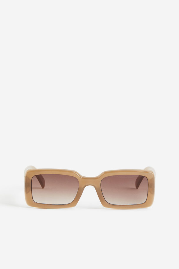 H&M Rectangular Sunglasses Beige