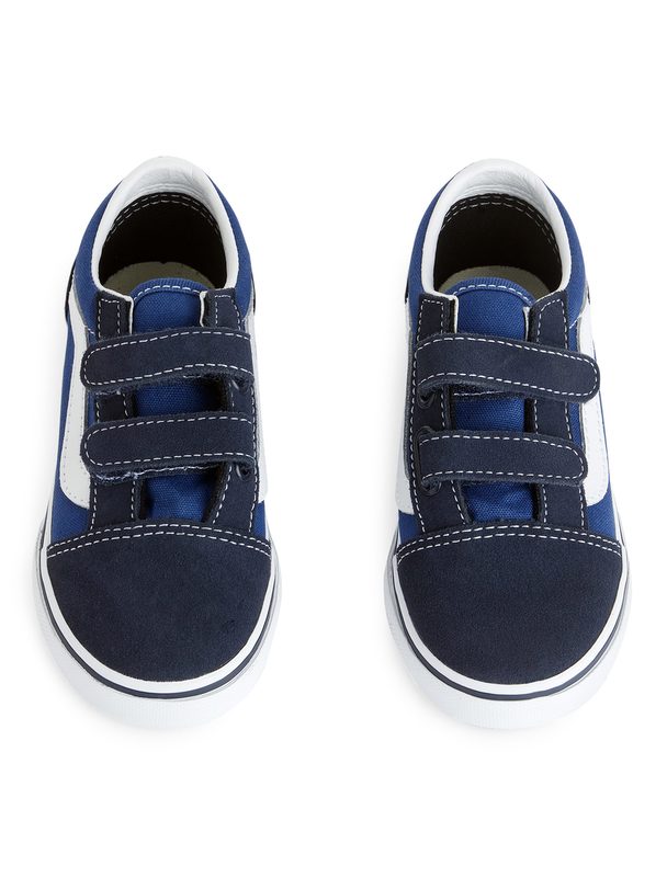 Vans Vans Toddler Old Skool Hook And Loop-sneakers Mörkblå/vit