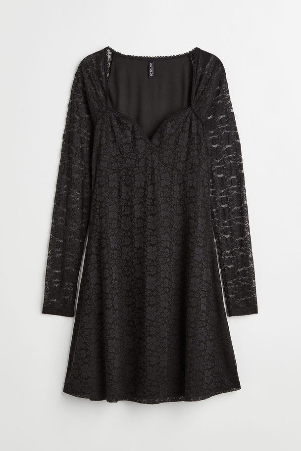 H&M Lace Dress Black