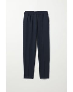 Ossy Pull On Trousers Navy Blue
