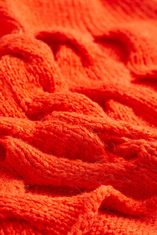 H&M Knitted Vest Top Bright Red