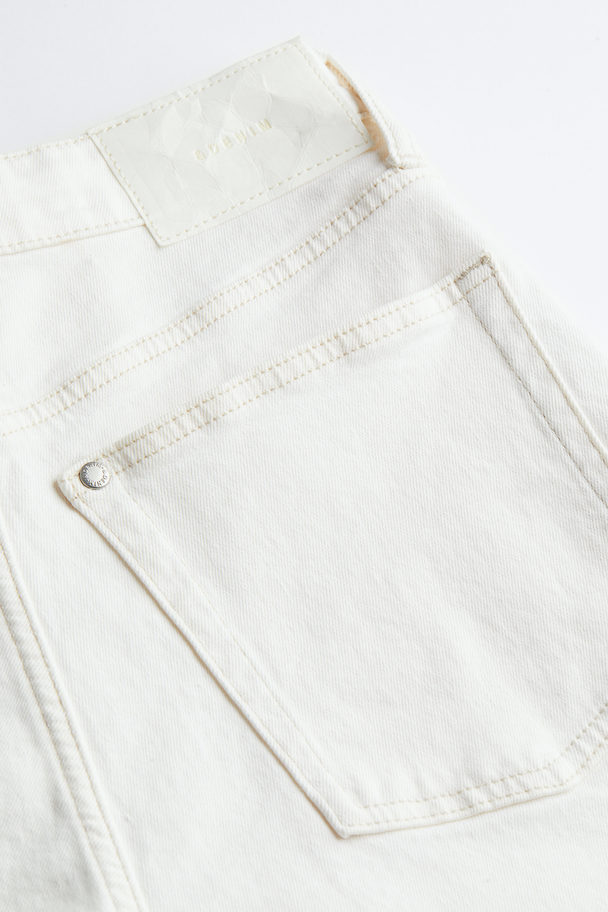 H&M Mom Ultra High Denim Short Wit