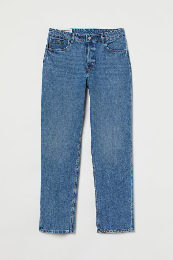 H&M 90s Boyfriend Jeans Blau