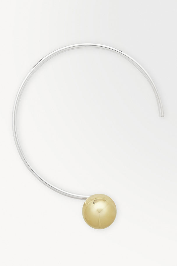 COS The Sphere Necklace Silver