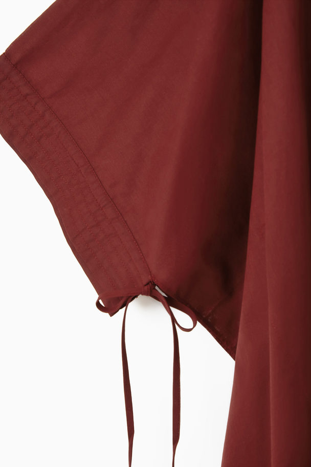 COS Tie-detail Kaftan Burgundy