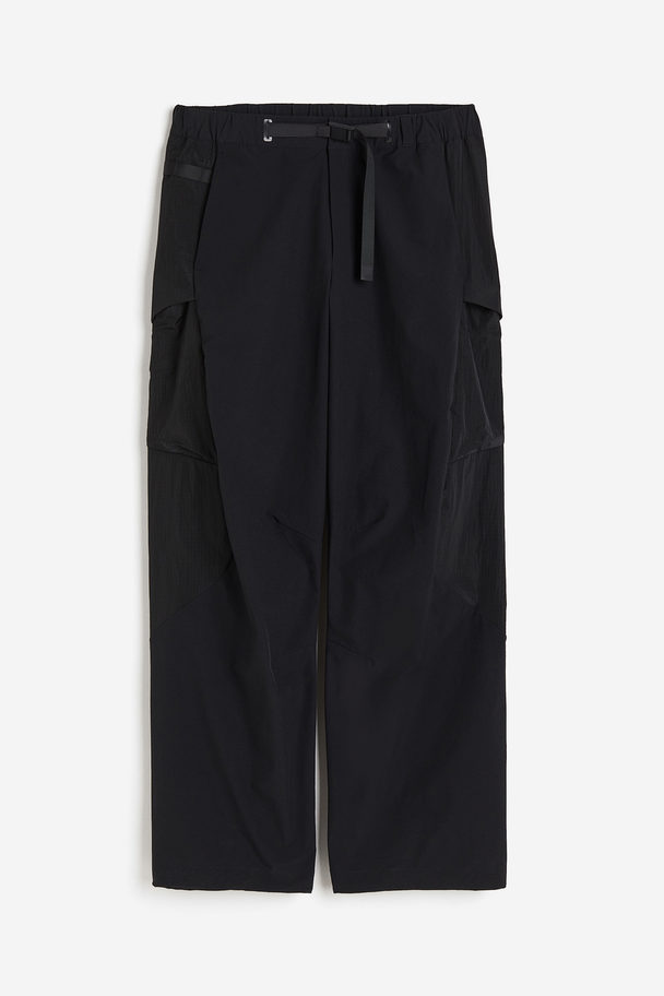 H&M Outdoor Parachute Trousers Black