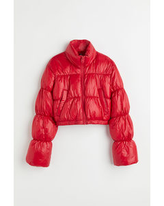 Cropped Puffer Jacket Rot