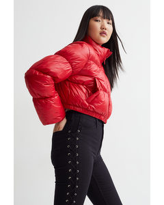 Cropped Puffer Jacket Rot
