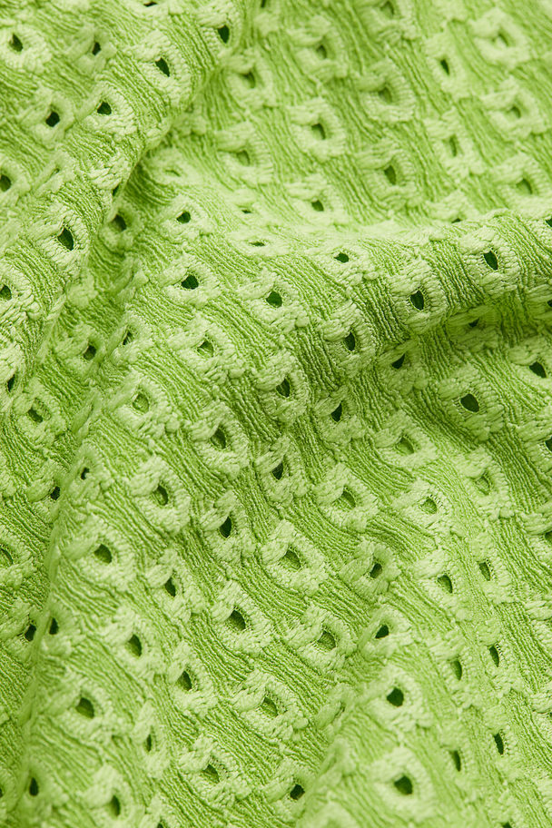 H&M Collared Top Lime Green