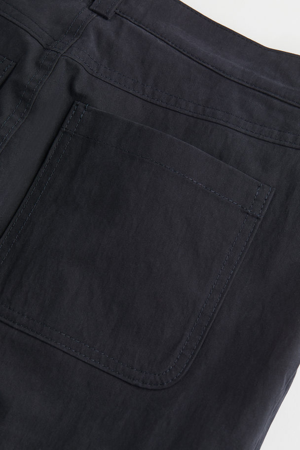 H&M Padded Mini Skirt Black