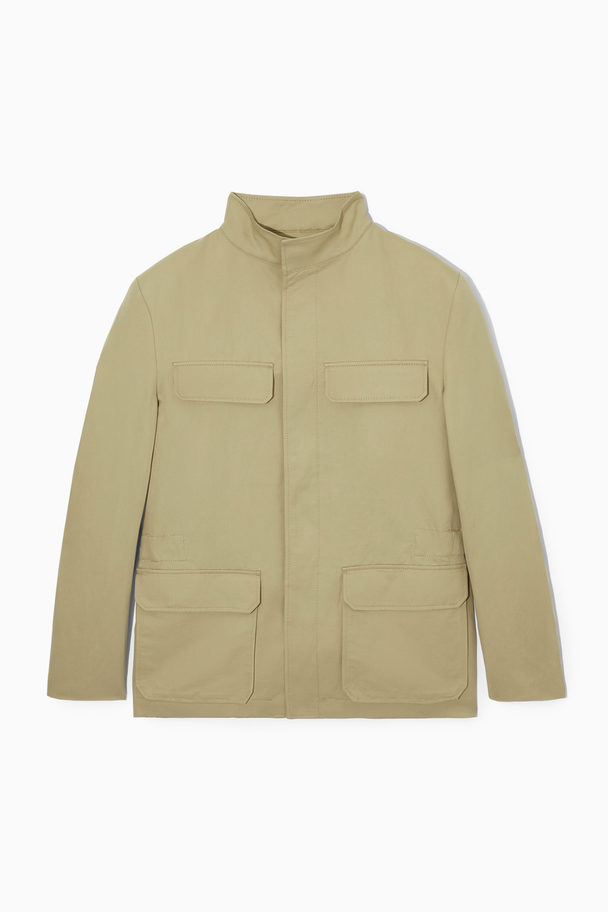 COS Linen Field Jacket Beige