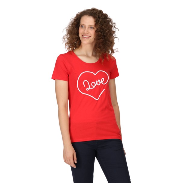 Regatta Regatta Womens/ladies Filandra Vii Love T-shirt