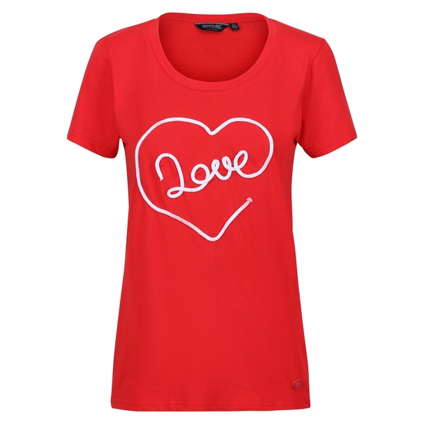 Regatta Regatta Womens/ladies Filandra Vii Love T-shirt