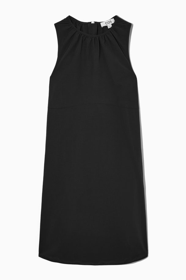 COS Regular-fit A-line Mini Dress Black