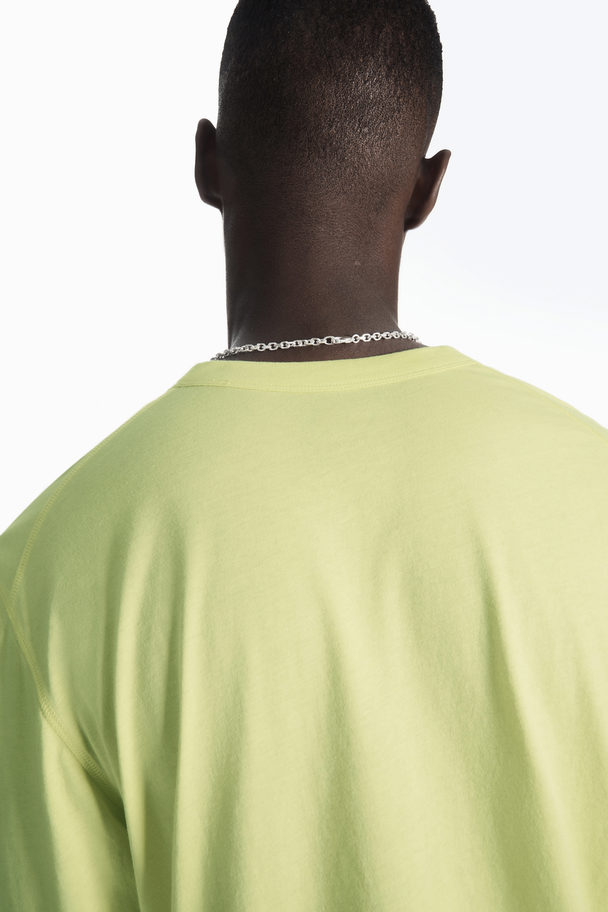 COS Lightweight Long-sleeved T-shirt Light Yellow