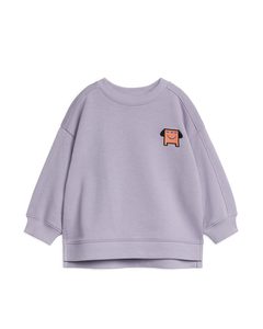 Oversized-Sweatshirt Lavendel