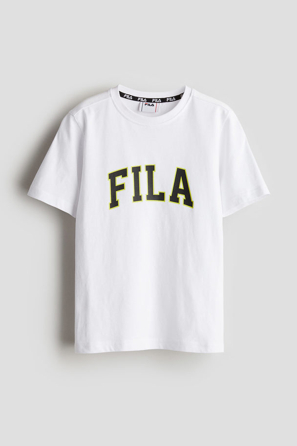 Fila Lehe Graphic Tee Bright White