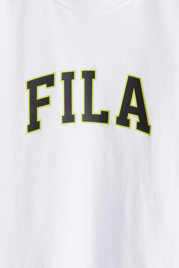 Fila Lehe Graphic Tee Bright White