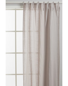 2-pack Linen-blend Curtains Light Greige