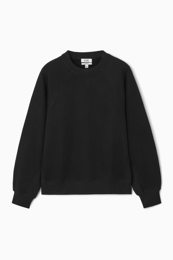 COS Panelled Sweatshirt Black
