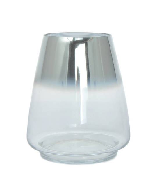 360Living Glass Vase Saigon 125 Silver